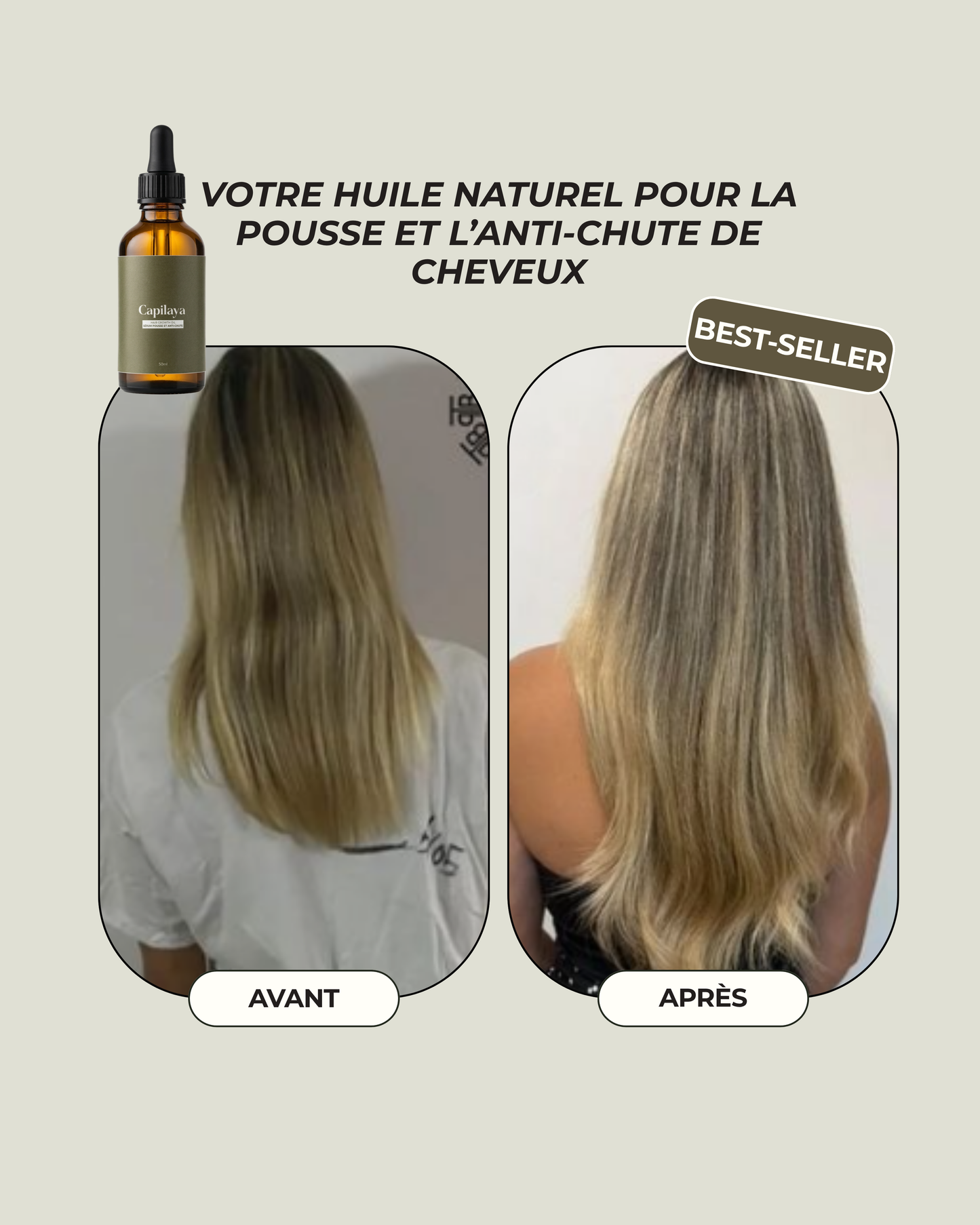 Ancienne fiche produit - Huile capillaire - pousse cheveux & anti-chute
