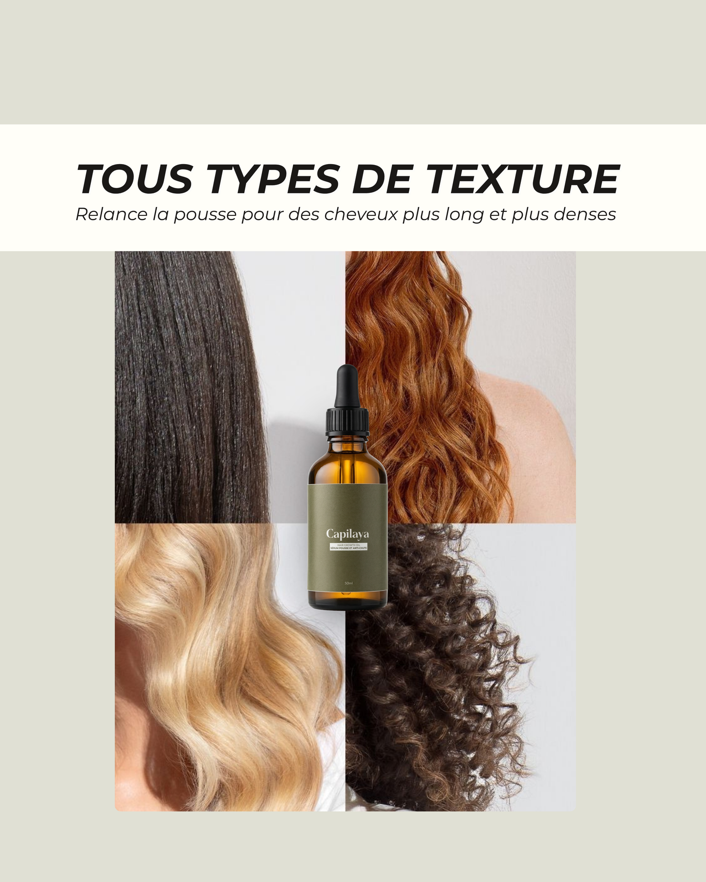Ancienne fiche produit - Huile capillaire - pousse cheveux & anti-chute