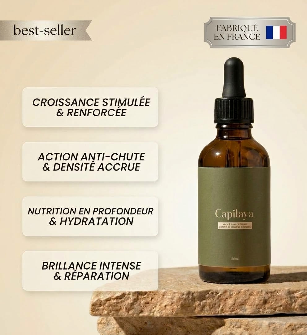 Huile capillaire - pousse cheveux & anti-chute